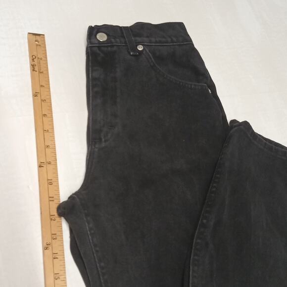 Vintage Riders women's high rise Denim Jeans size 10 Black charcoal mom jeans - Picture 7 of 13